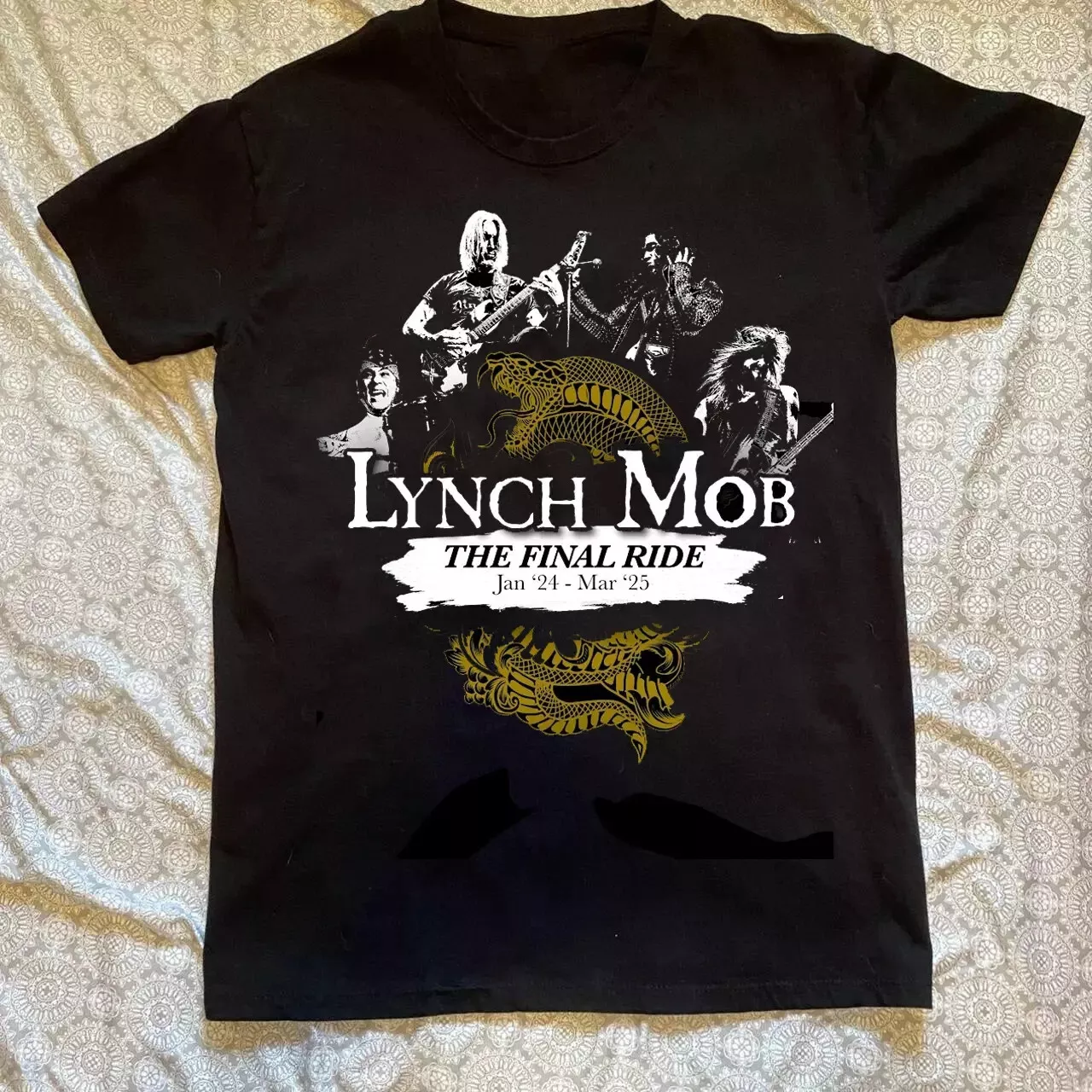 Lynch Mob The Final Ride 2025 Tour Short Sleeve Shirt