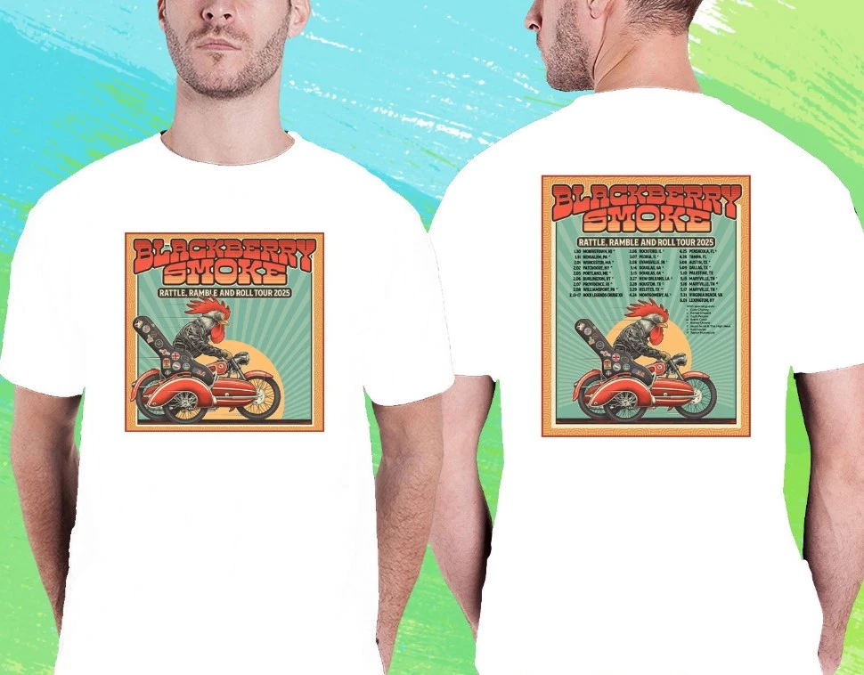 Shirt Blackberry Smoke Rattle Ramble Roll Tour 2025 Blackberry Smoke