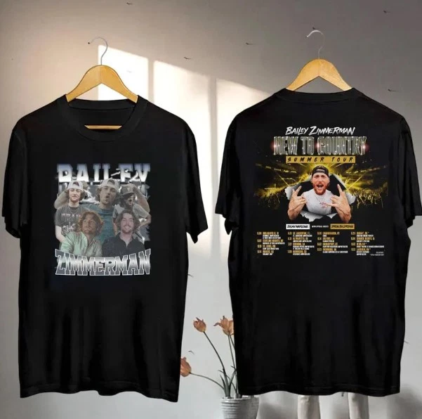 2025 Bailey Zimmerman To Country Tour Shirt,