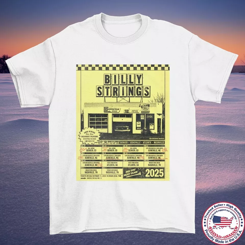Shirt Winter Tour 2025 Billy Strings Highway Prayer