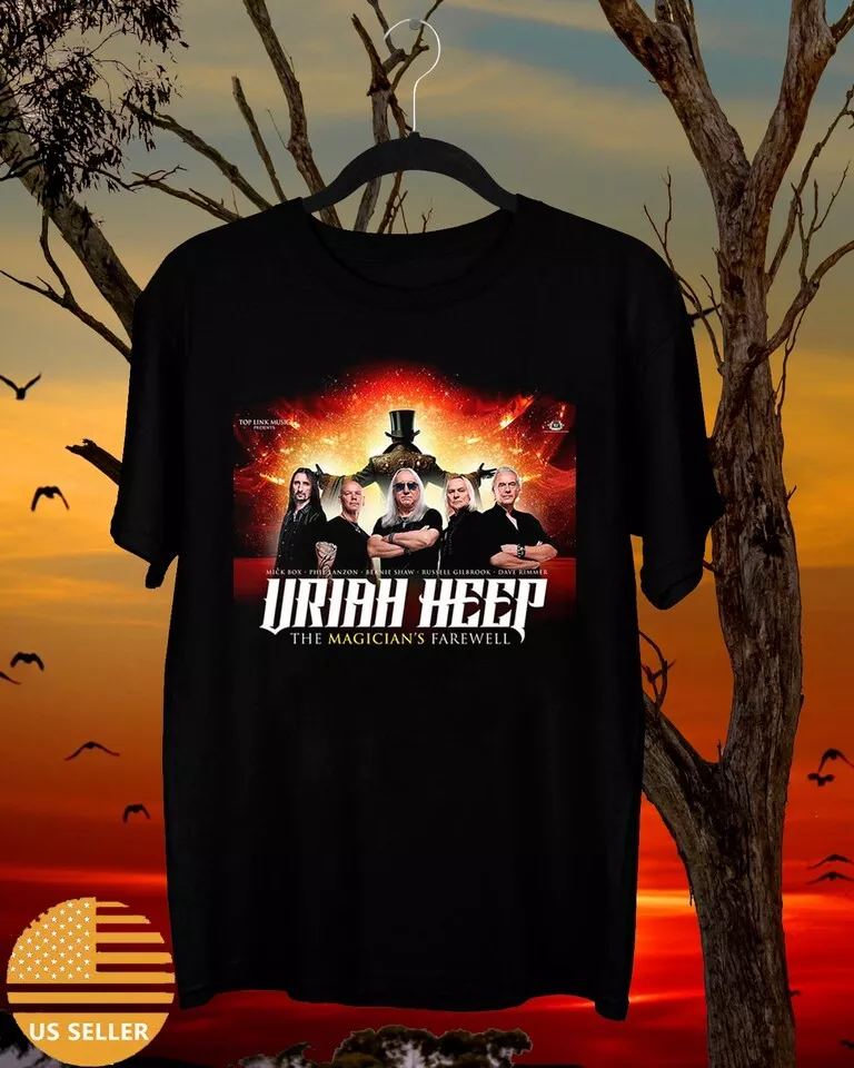 Uriah Heep Band The Magician Farewell Tour 2025 Shirt Size 