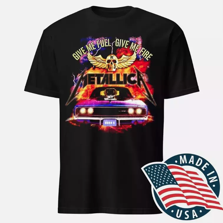 Metallica 2025 Tour Collection Shirt Rock Band Concert Tee For Fans