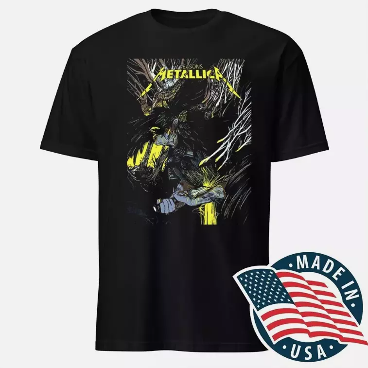 Metallica 2025 Tour Collection Shirt Rock Band Concert Tee For Fans