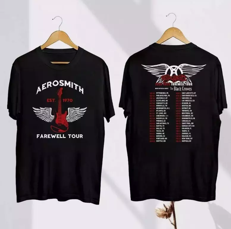 Aerosmith Tour 2024-2025 Shirt, Aerosmith Peace Out Farewell Tour Shirt
