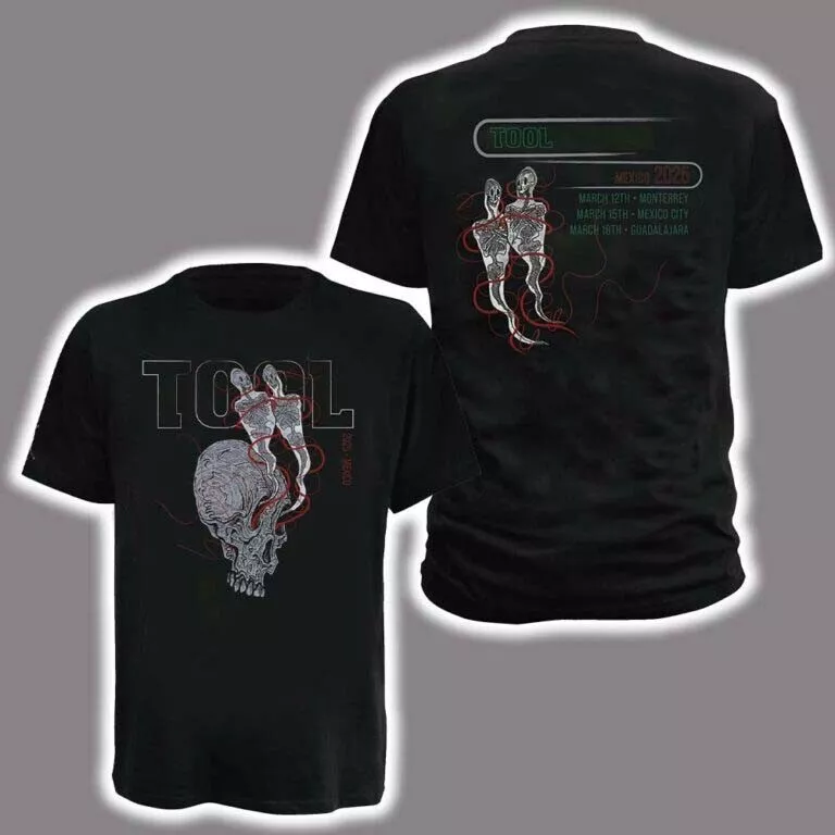 Tool Merch Tee 2025 Mexico Tour Event On March Two Sides Shirt All