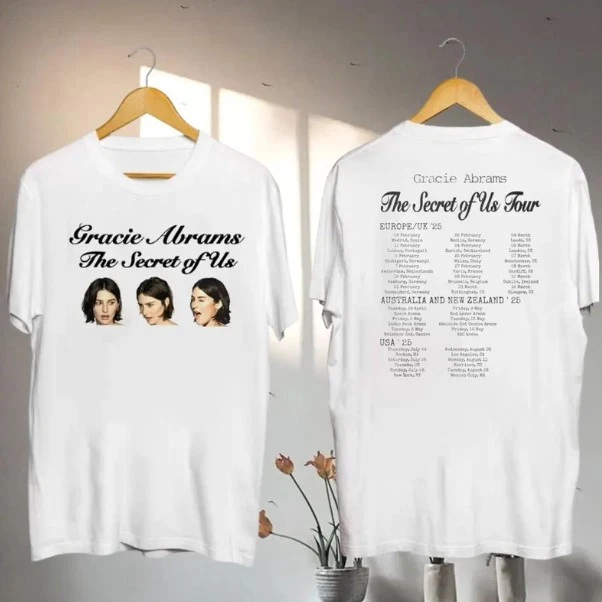 Gracie Abrams Tour 2025 Shirt, Gracie Abrams The Secret Of Us Concert