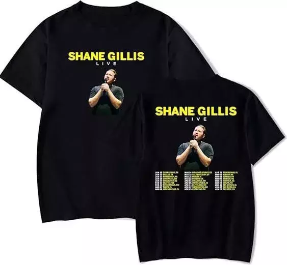Shirt For Fan Shane Gillis 2025 Tour-Double Sided Shirt