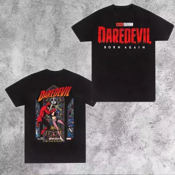 Shirt Logo For Daredevil Born Again Releasing In March 2025 Two Sides