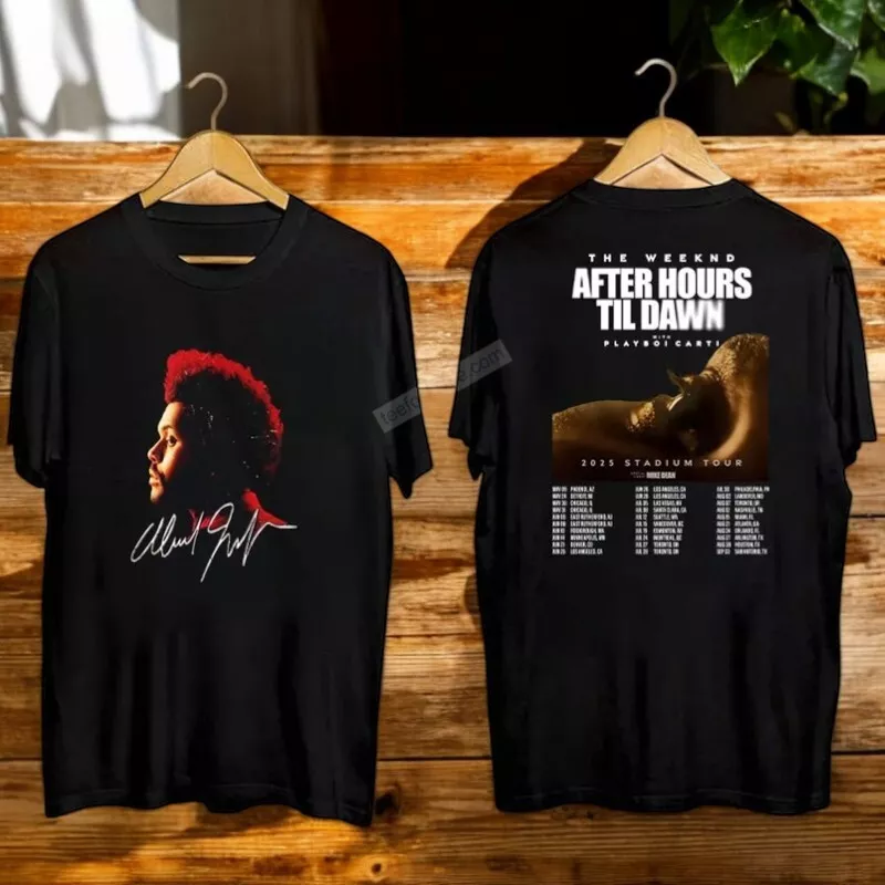 Weeknds After Hours Til Dawn Tour 2025 Shirt