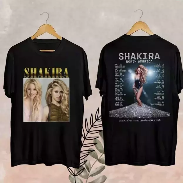 Shakira World Tour 2025 Merch, Shakira Shirt