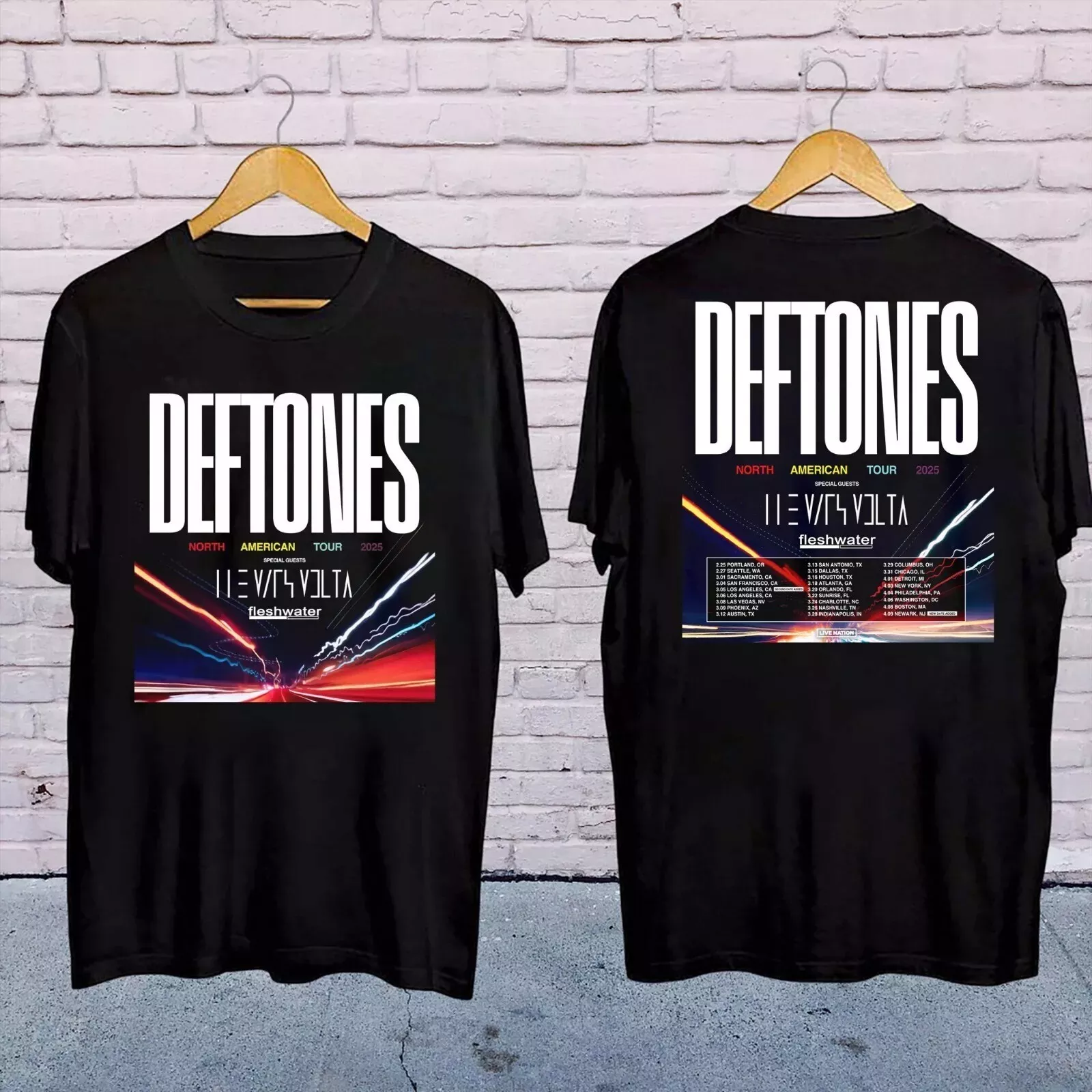 The Mars Volta And Deftones 2025 Tour Gift For Fans Unisex Shirt