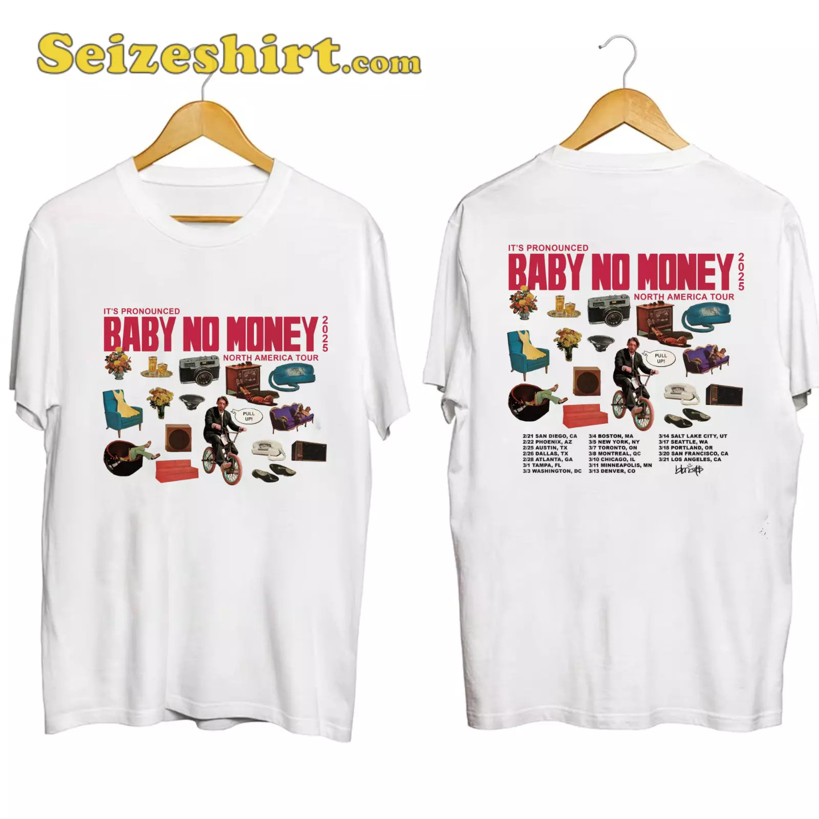 It'S Pronounced Baby No Money Tour 2025 Shirt
