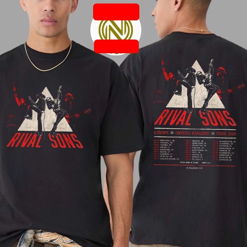 Rival Sons Europe And United Kingdom Summer Tour 2025 Tshirt