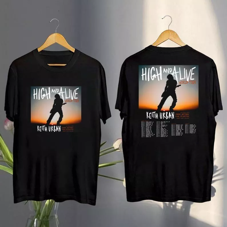 Keith Urban High And Alive Tour 2025 Shirt