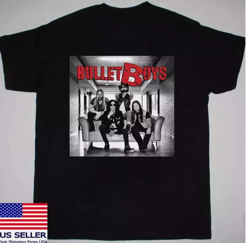 Bulletboys Band On Tour 2025 Black Cotton Shirt