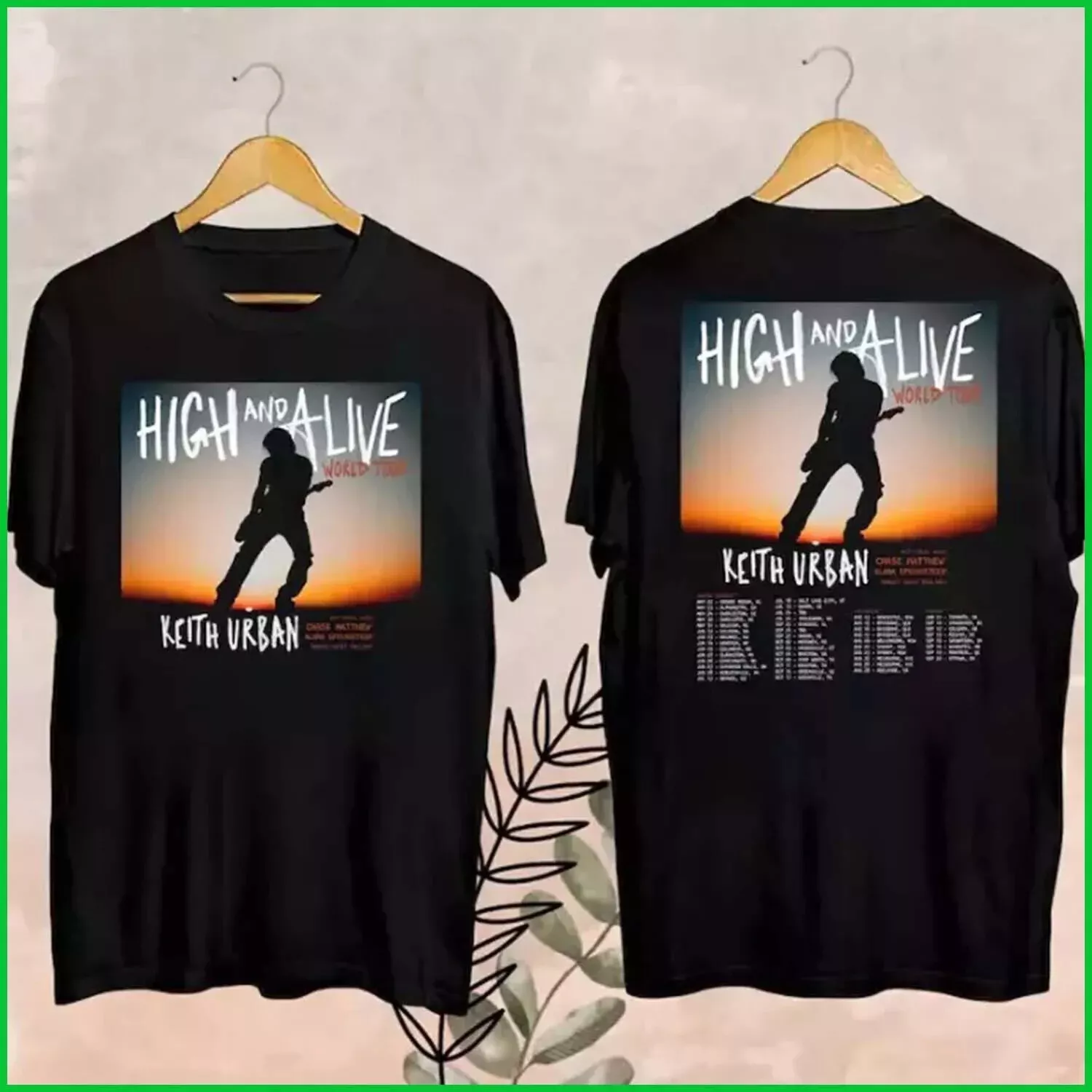 Keith Urban High And Alive Tour 2025 Shirt, Keith Urban 2025 Concershirt