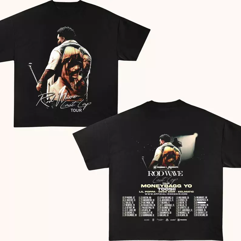Rod Wave Tour 2025 Dates Vintage Shirt, Gift For Woman And Man Unisex Shirt