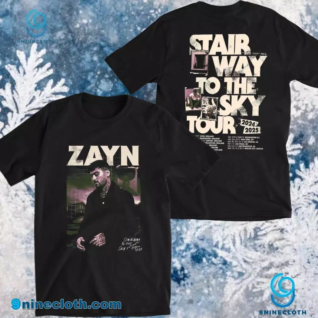 Zayn Stairway To The Sky 2024-2025 Tour Merch Unisex Shirt