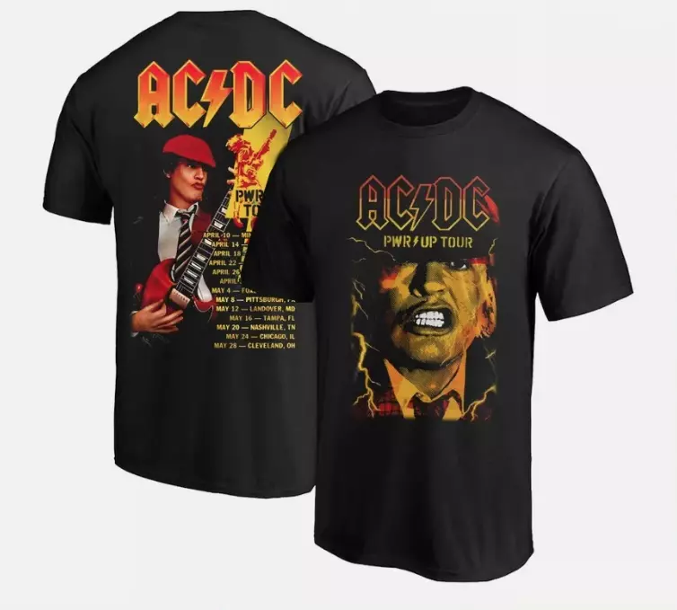 Acdc Christmas Pwr Up Tour 2025 Festive Hoodie Shirt