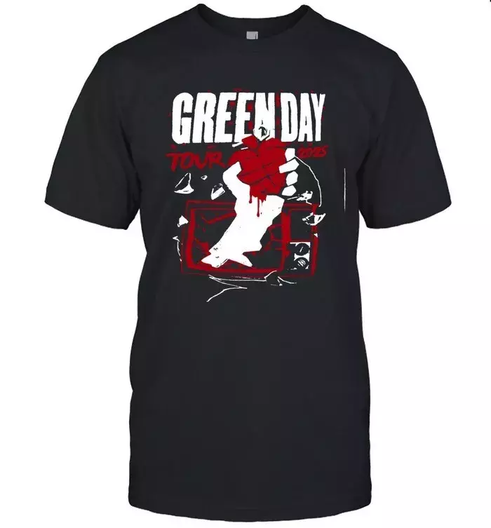 Shirt Green Day Tour 2025 New