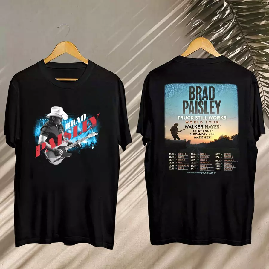 Shirt Brad Paisley, 2025 Brad Paisley Truck Still Works World Tour