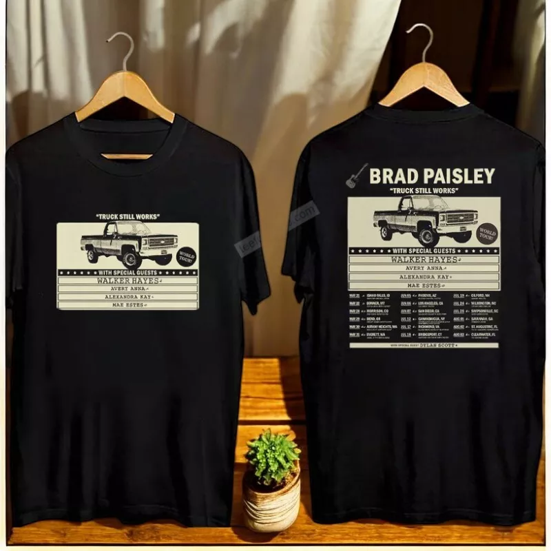 Truck Still Works World Tour Brad Paisley 2025 Concershirt 