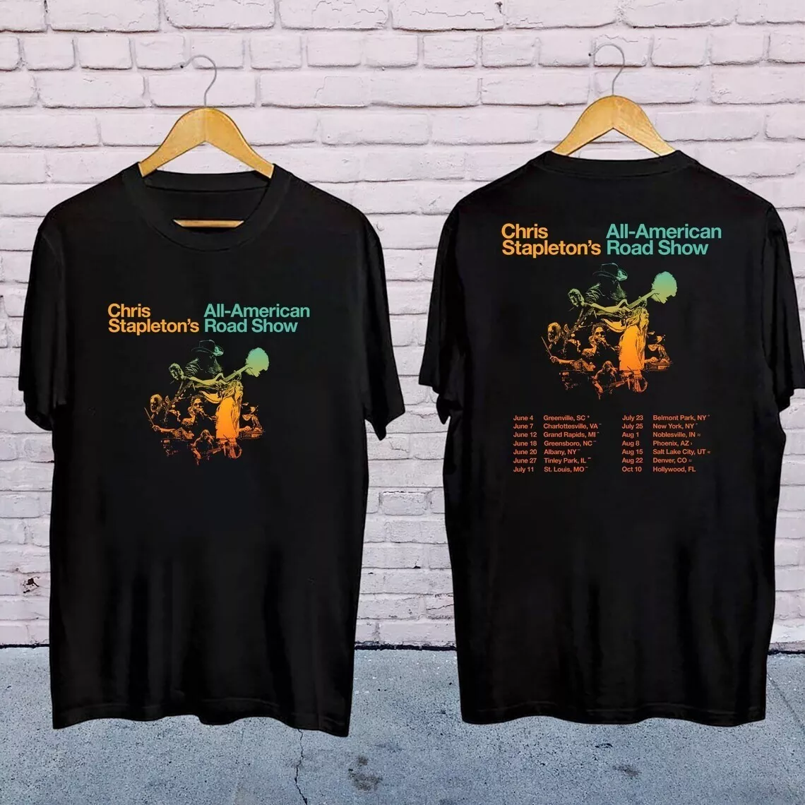 Chris Stapleton 2025 All-American Road Tour Shirt, 2025 Tour Chris Stapleton Tee