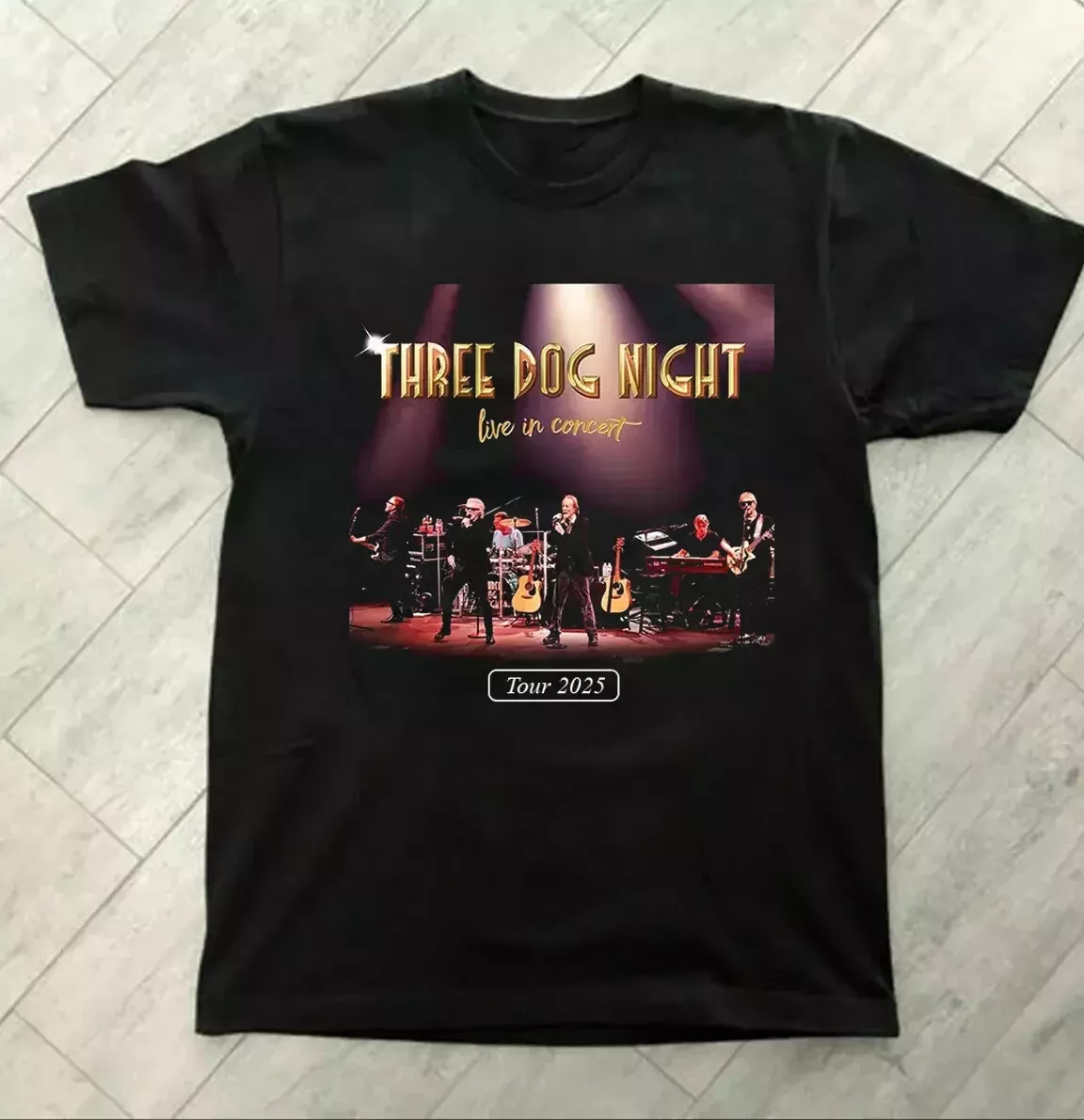 Three Dog Night Band Tour 2025 Gift For Fan Shirt S To 3Xl