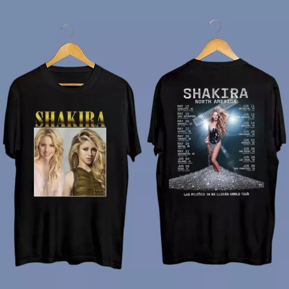 Shakira Las Mujeres Ya No Lloran World Tour 2025 Concershirt Gift For Fans