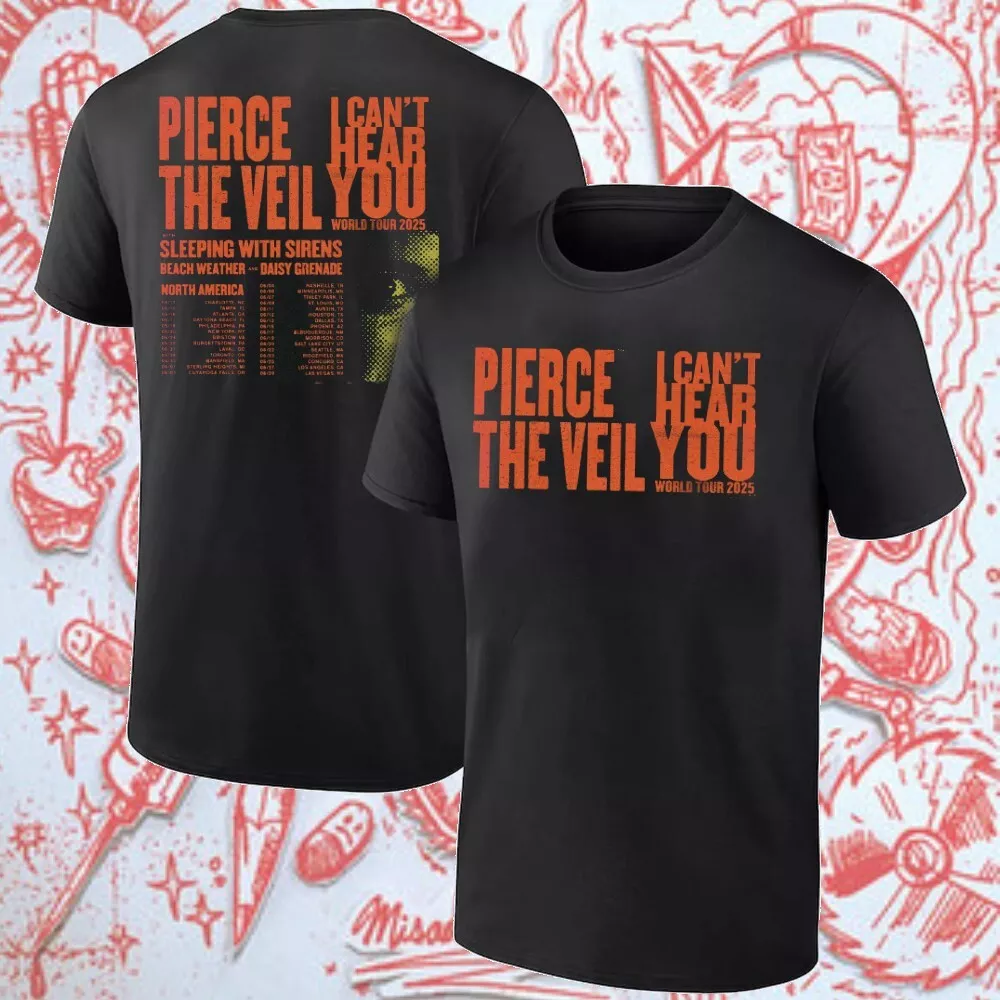 Pierce The Veil I Can'T Hear You Huge World Tour 2025 Shirt Full