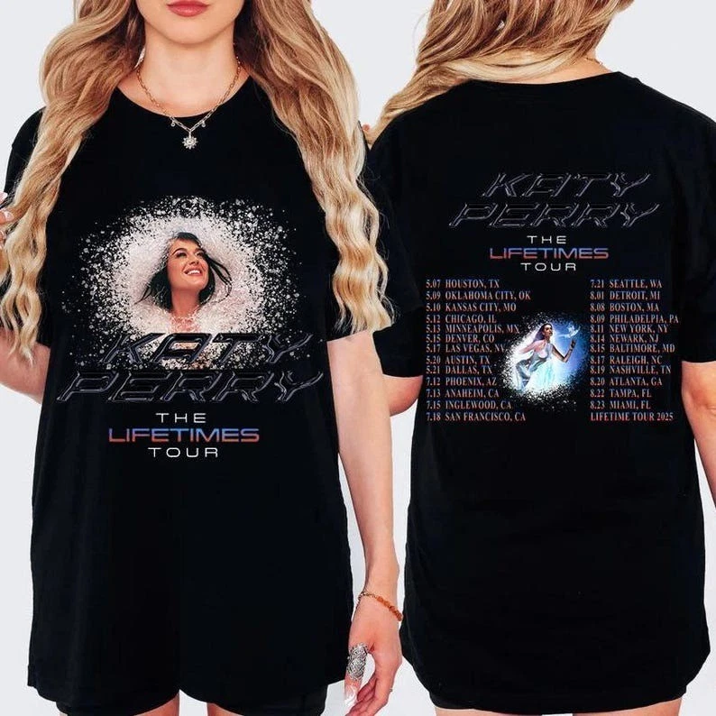 Katy Tee, Katy Perry The Lifetime Tour 2025 Shirt, Katy Perry 2025 Concert, Katy