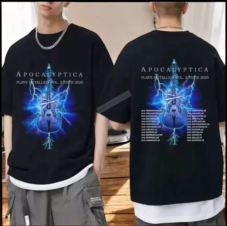 Item Apocalyptica Plays Metallica Vol 2 Tour 2025 Shirt Great For Fans