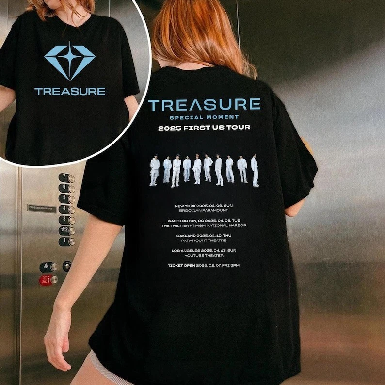 Treasure World Tour Shirt, Treasure Special Moment Fan Concershirt, 2025