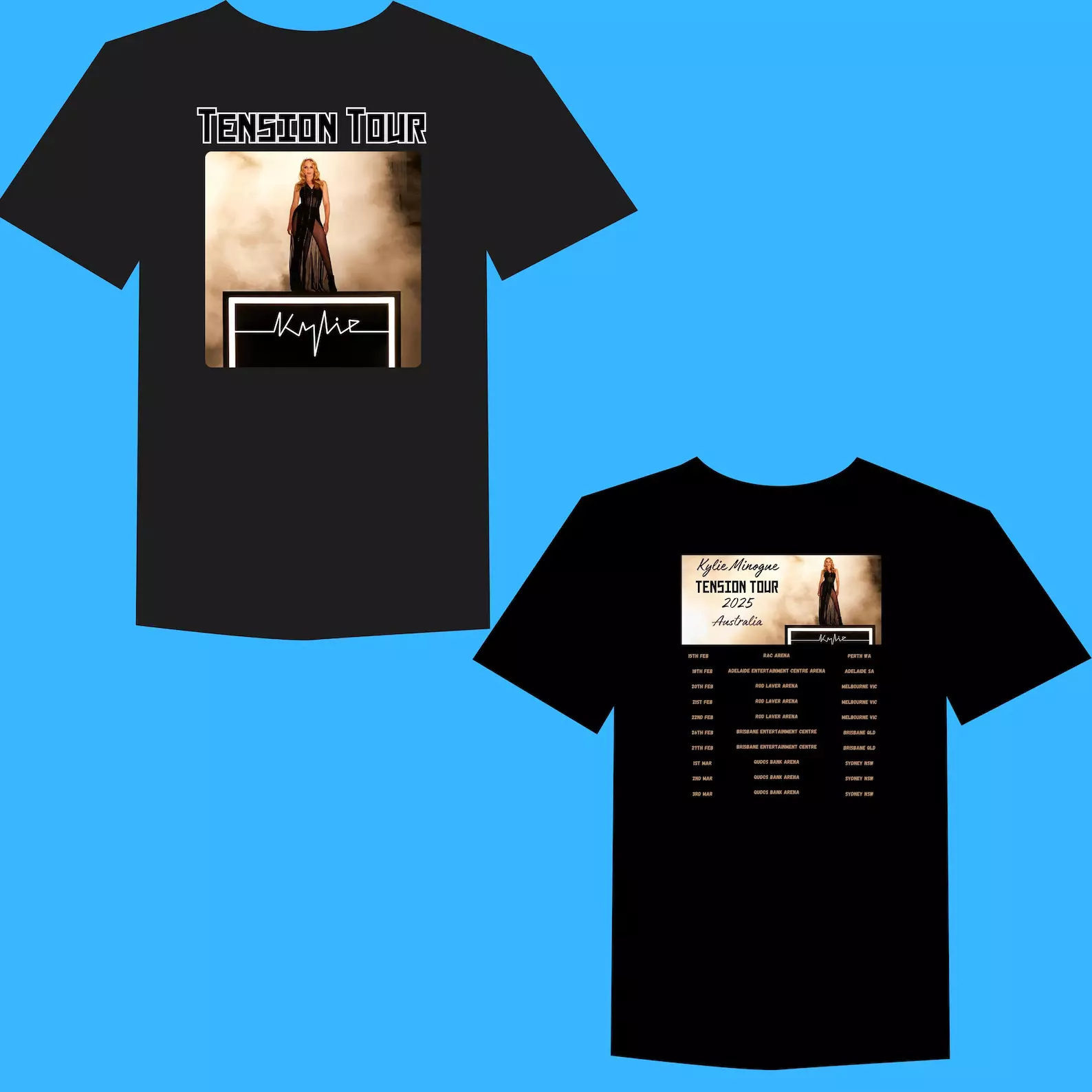 Kylie Minogue Australian Tour 2025 Shirt