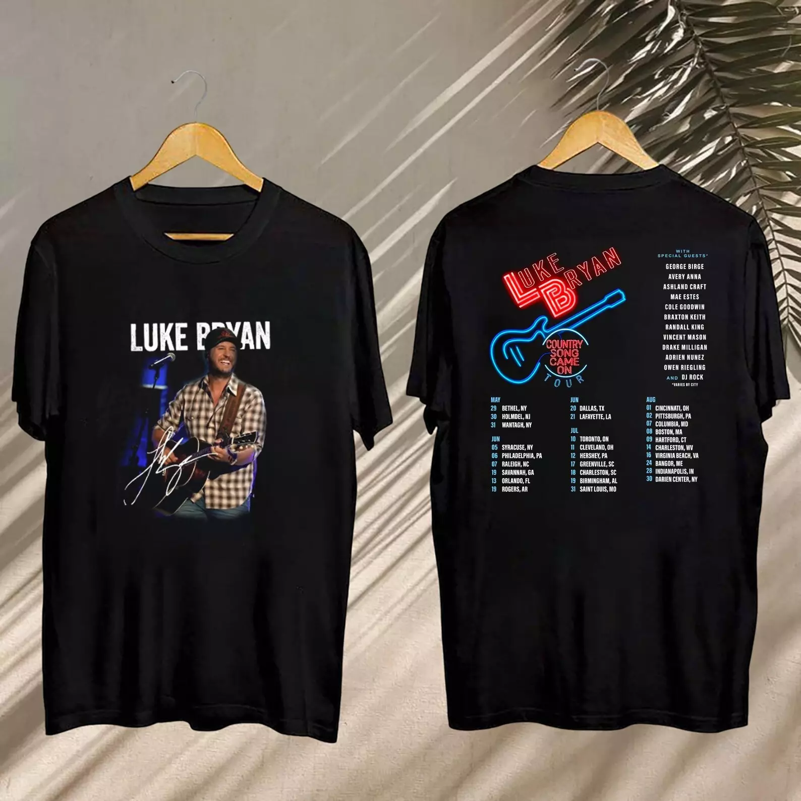 Luke Bryan Graphic Shirt, 2025 Luke Bryan Country Song Came On Tour Shirt