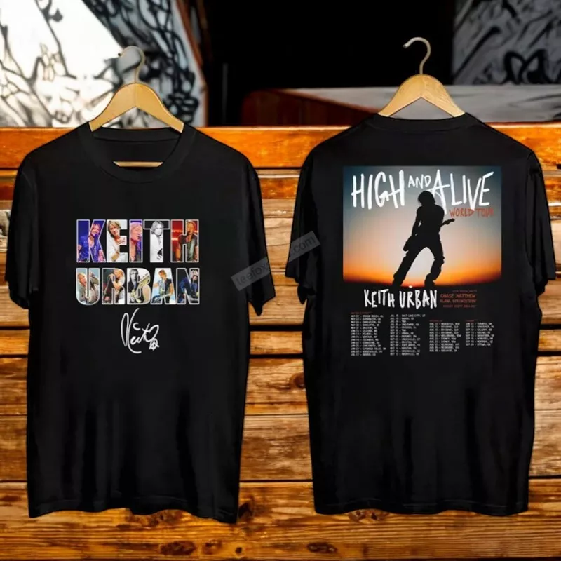 Keith Urban High And Alive Tour 2025 Shirt, Gift For Fans