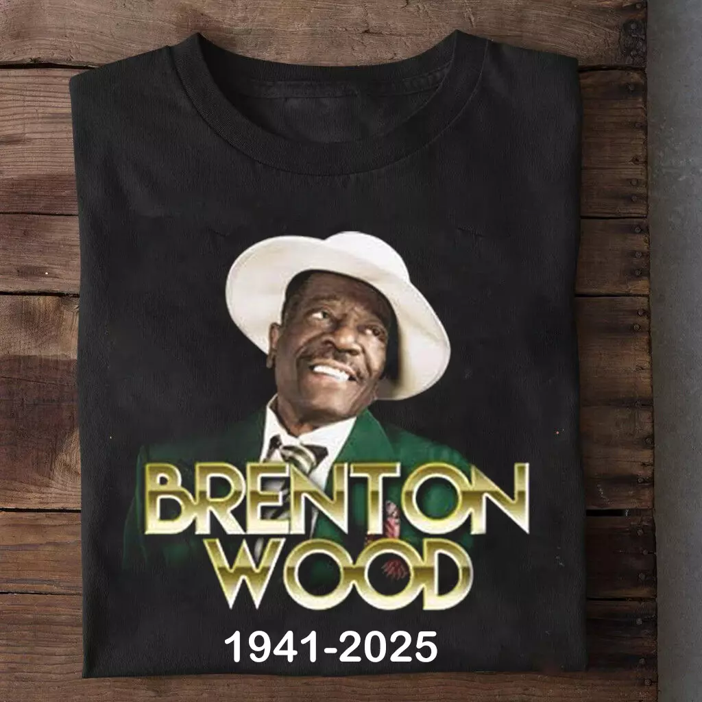 Legend Brenton Wood 1941-2025 Black S To 5Xl Shirt Ar819