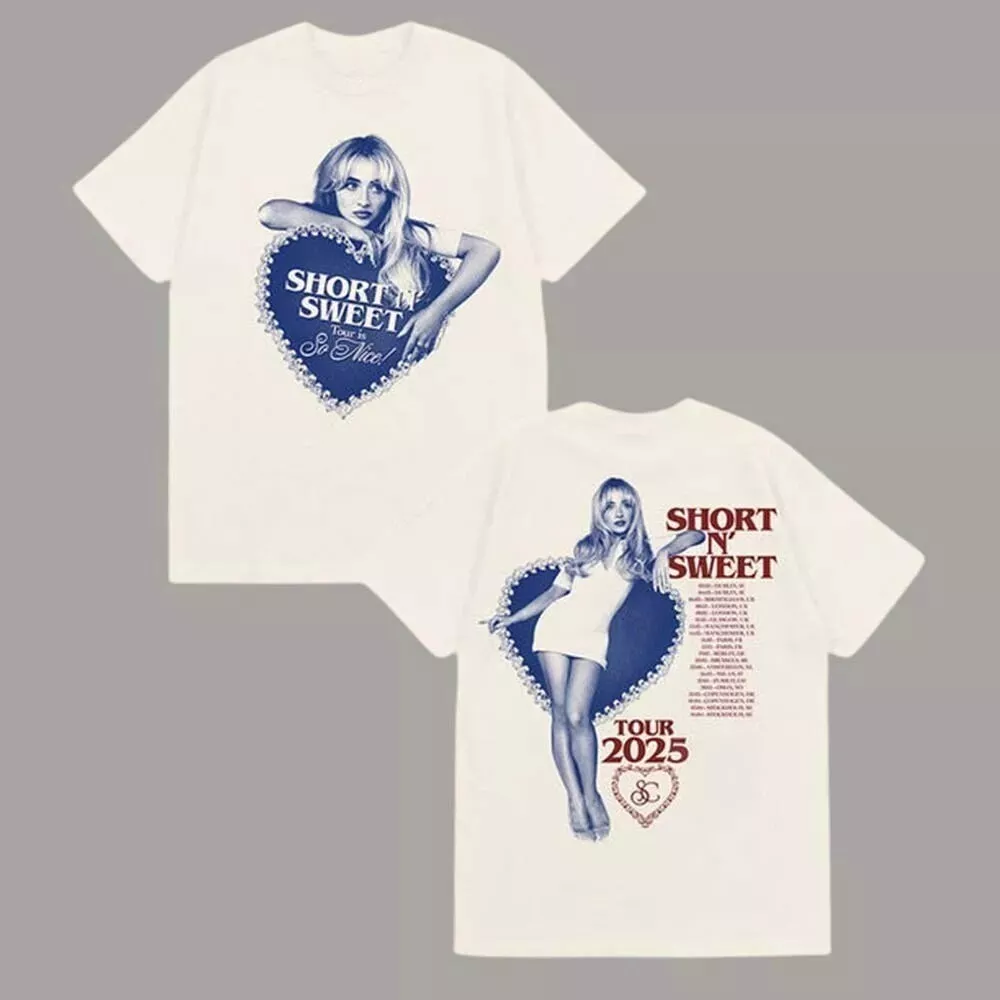 Sabrina Carpenter Short N Sweet Tour Eu Uk Utilita Arena Birmingham 2025 Shirt