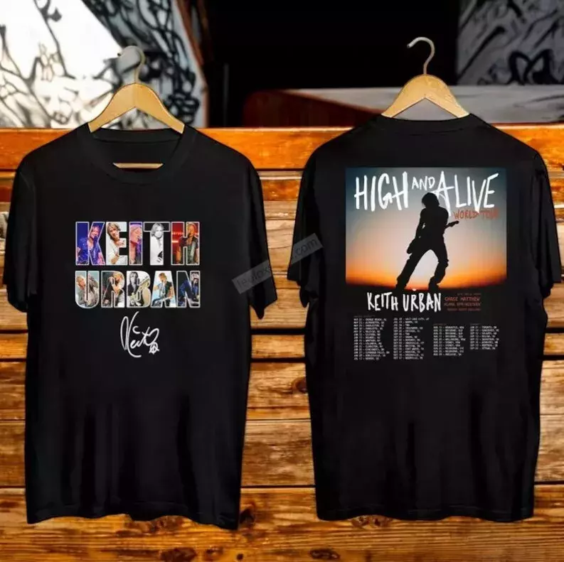 Keith Urban High And Alive Tour 2025 Shirt Perfect Gift For Friends & Family