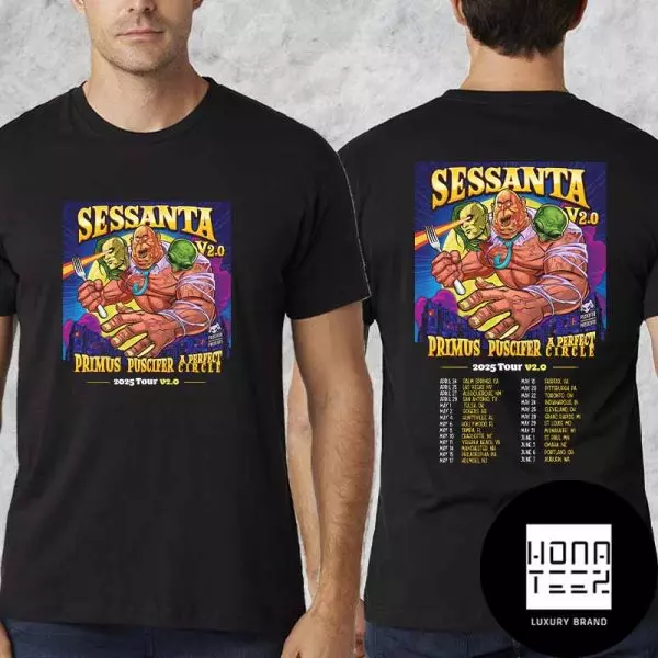 A Perfect Circle And Primus And Puscifer Sessanta V20 Tour 2025 Shirt