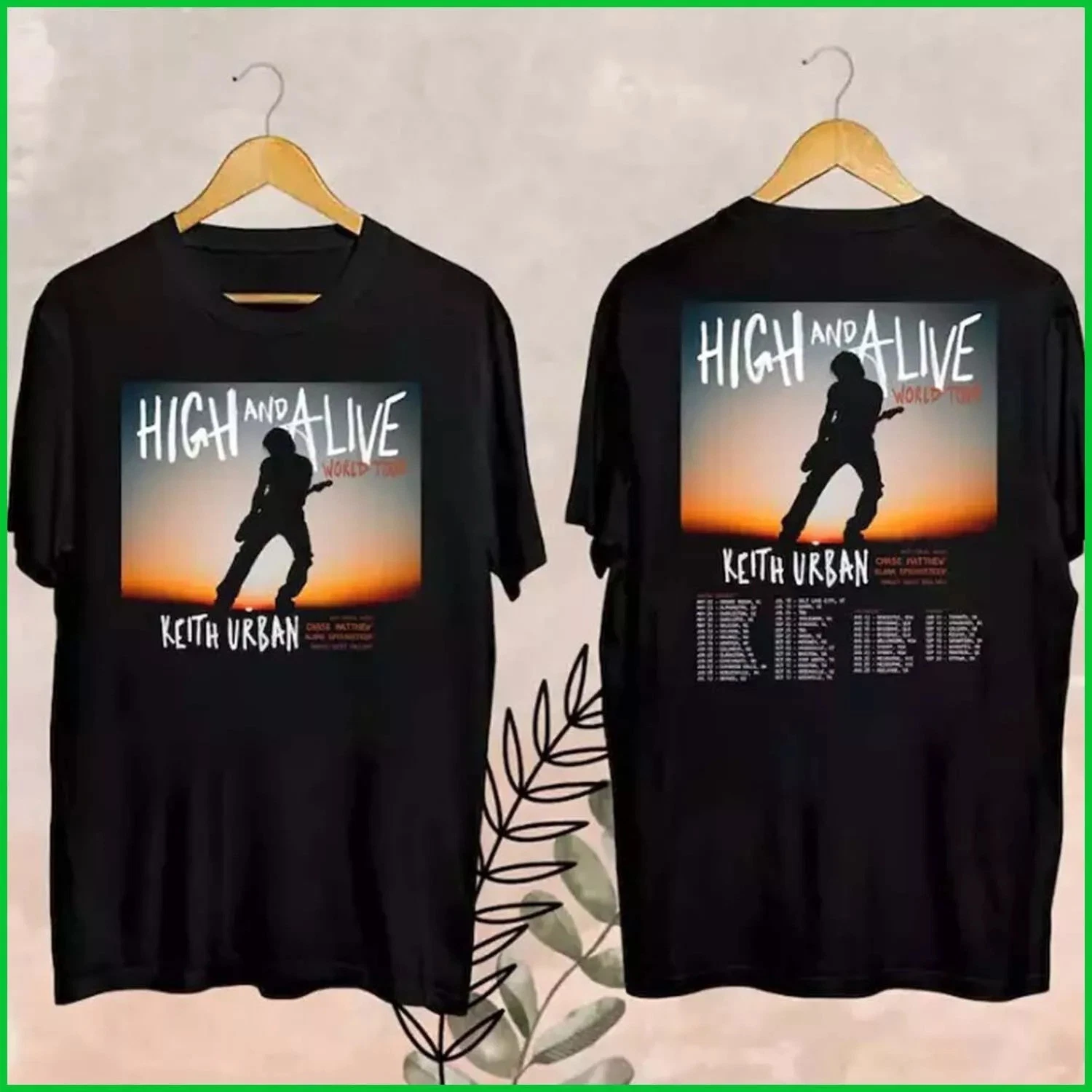 Keith Urban High And Alive Tour 2025 Shirt, Keith Urban 2025 Concershirt