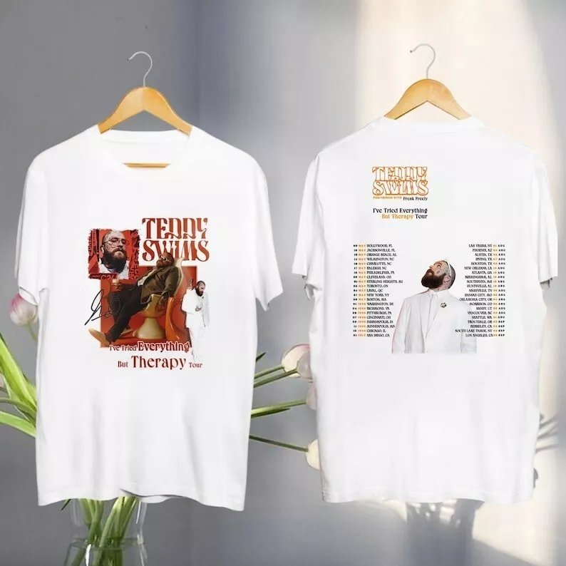 Teddy Swims I'Ve Tried Everything But Therapy Tour 2025 T- Shirt