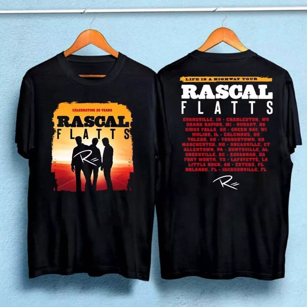 Rascal Flatts 2025 Tour Gift For Fans Unisex Shirt Dn481