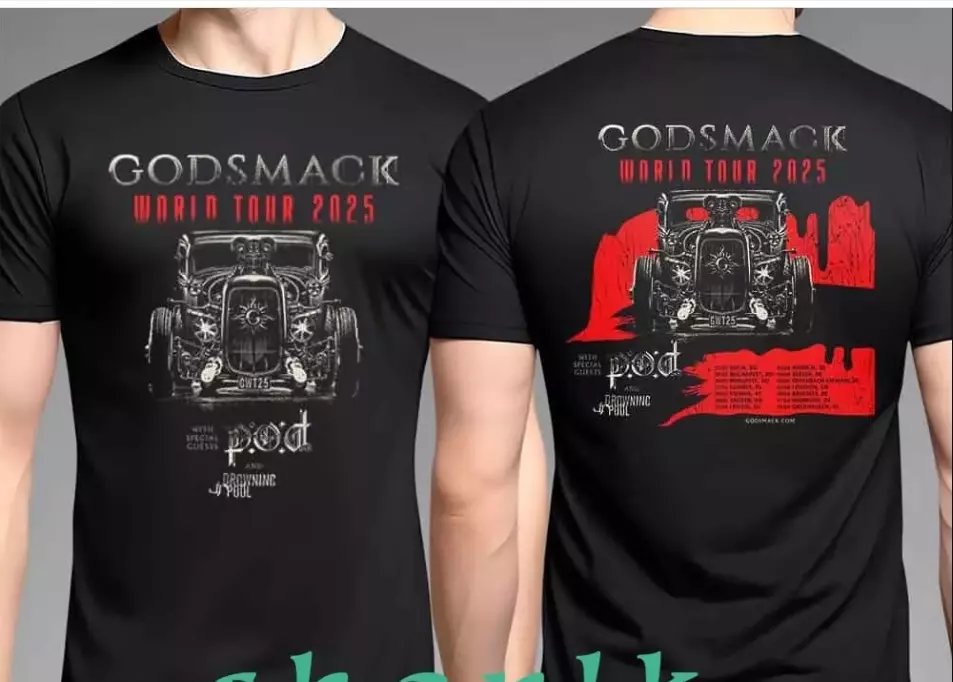 Godsmack World Tour 2025 Shirt Two Sides
