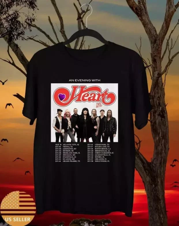 An Evening With Heart Band Tour 2025 Shirt