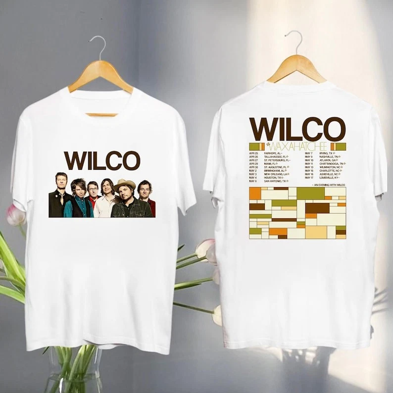 Shirt Rock Band Wilco Graphic, Wilco Sweet And Sour Spring Tour 2025,