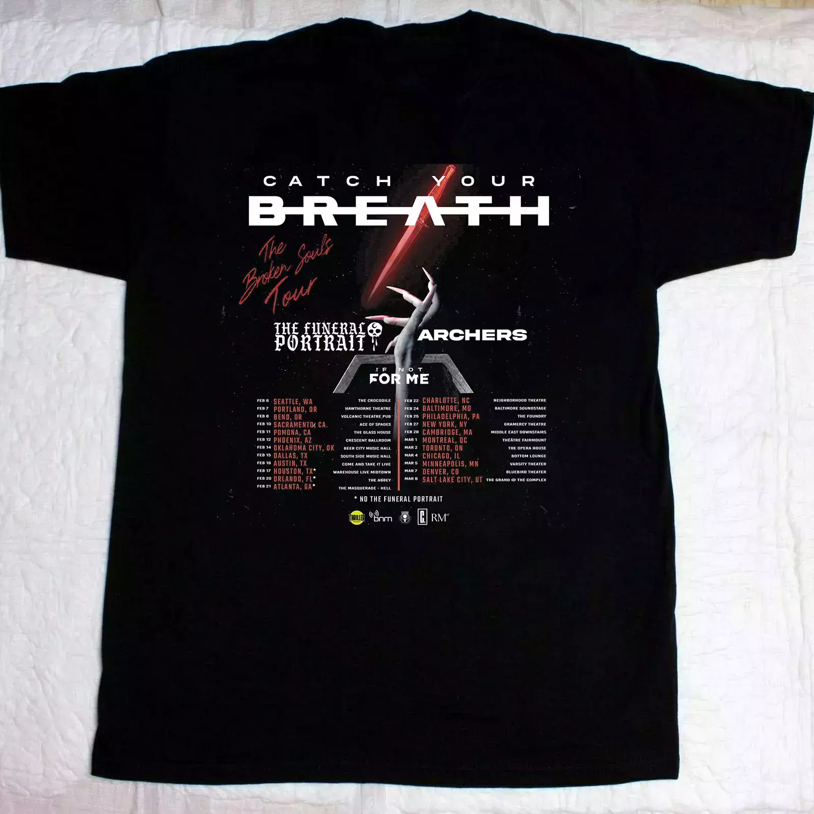 Catch Your Breath If Not For Me Tour 2025 Shirt 