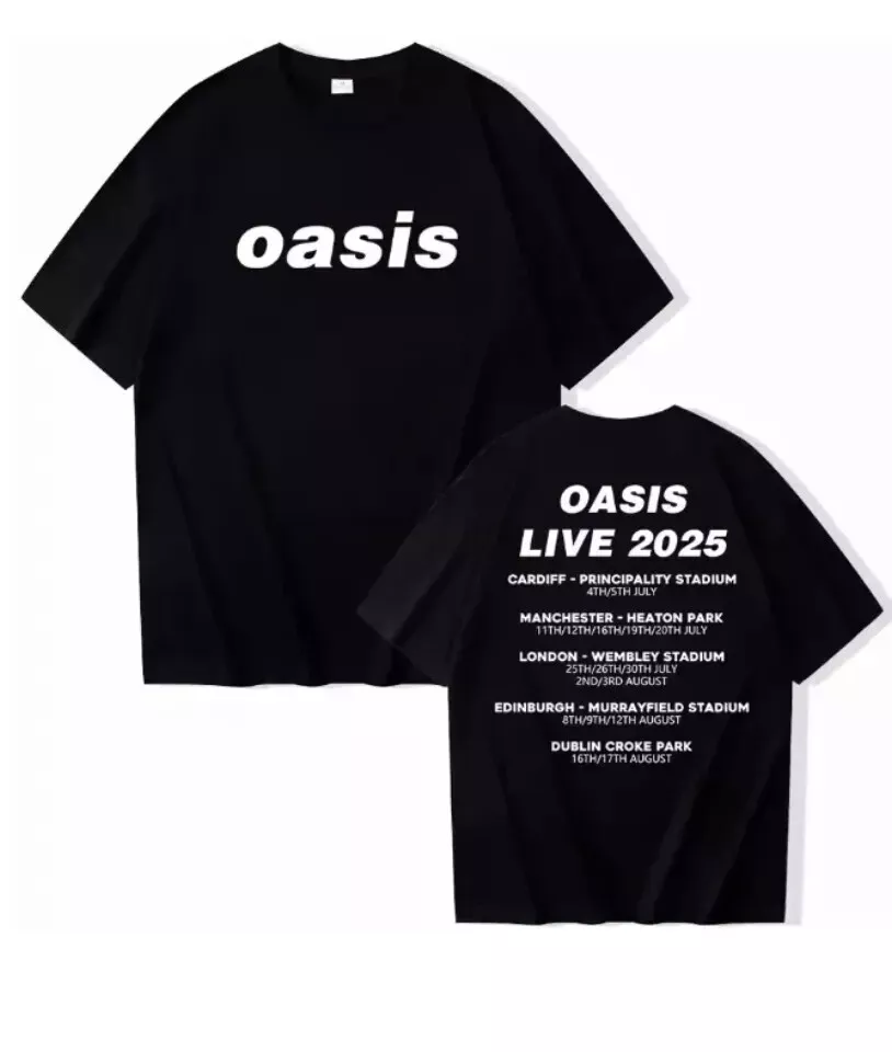 Oasis 2025 Reunion Tour Shirt Ultra Soft Fabric Gift For Fans All