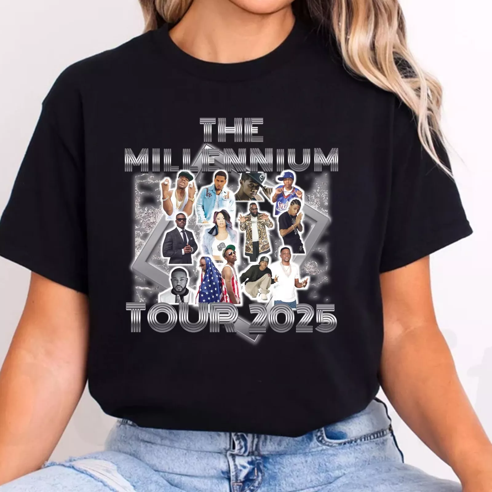 The Millennium Tour 2025 Shirt, Millennium 2025 Tour Hip Hop Fan Shirt Gifts