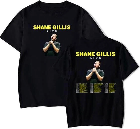 Shirt For Fan Shane Gillis 2025 Tour-Double Sided Shirt